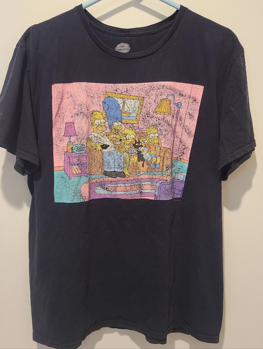 Y2K Simpsons Graphic T-shirt XL